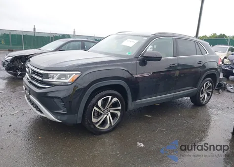 2020 Volkswagen Atlas Cross Sport 3.6L V6 Sel Premium z USA, uszkodzony, nr VIN 1V2NE2CA6LC219893